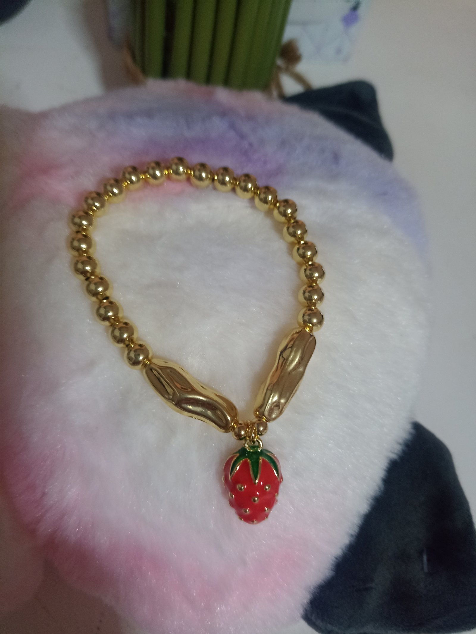 Pulcera en oro laminado con baño de 14k