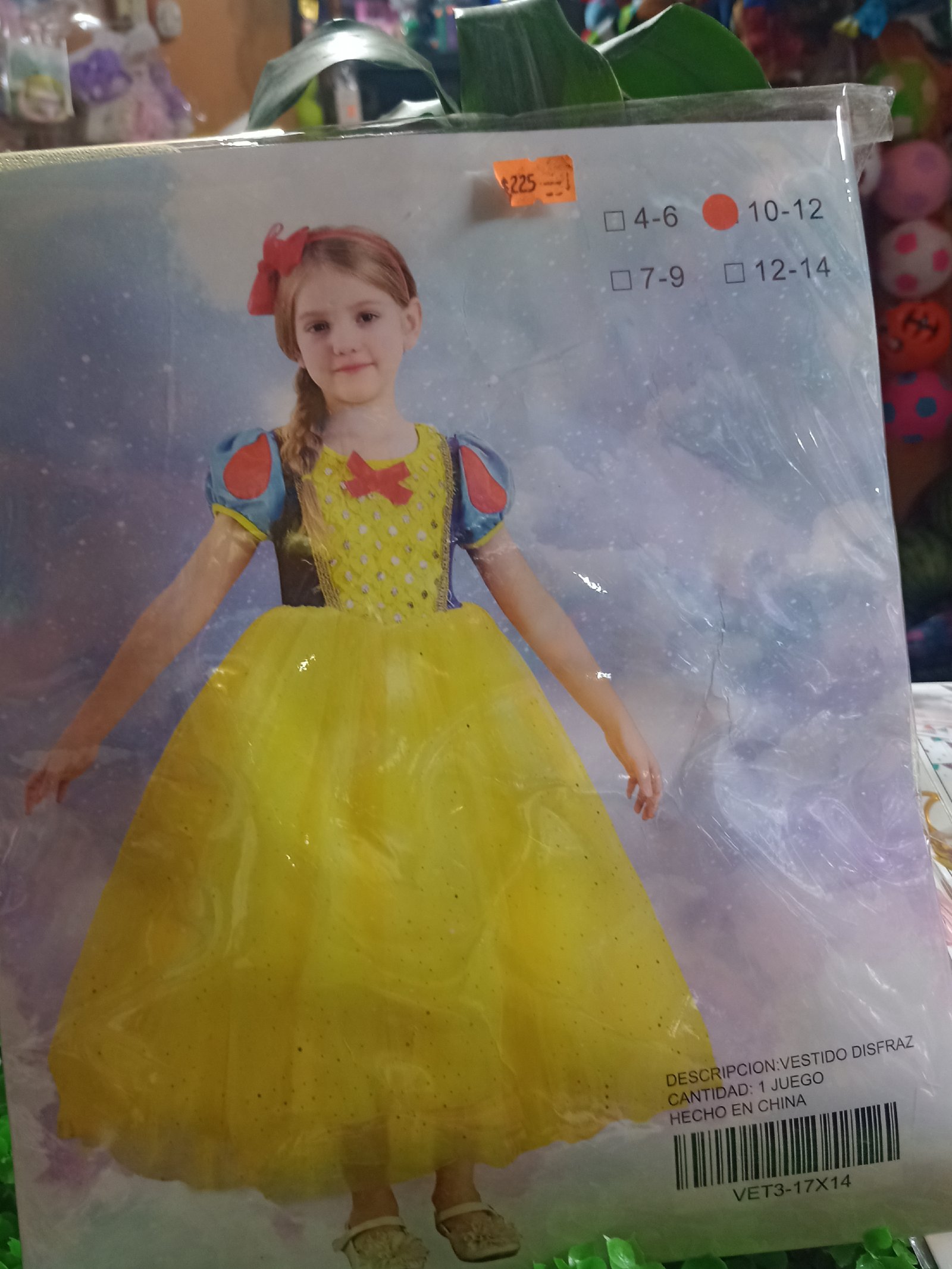 Vestido blanca nieves