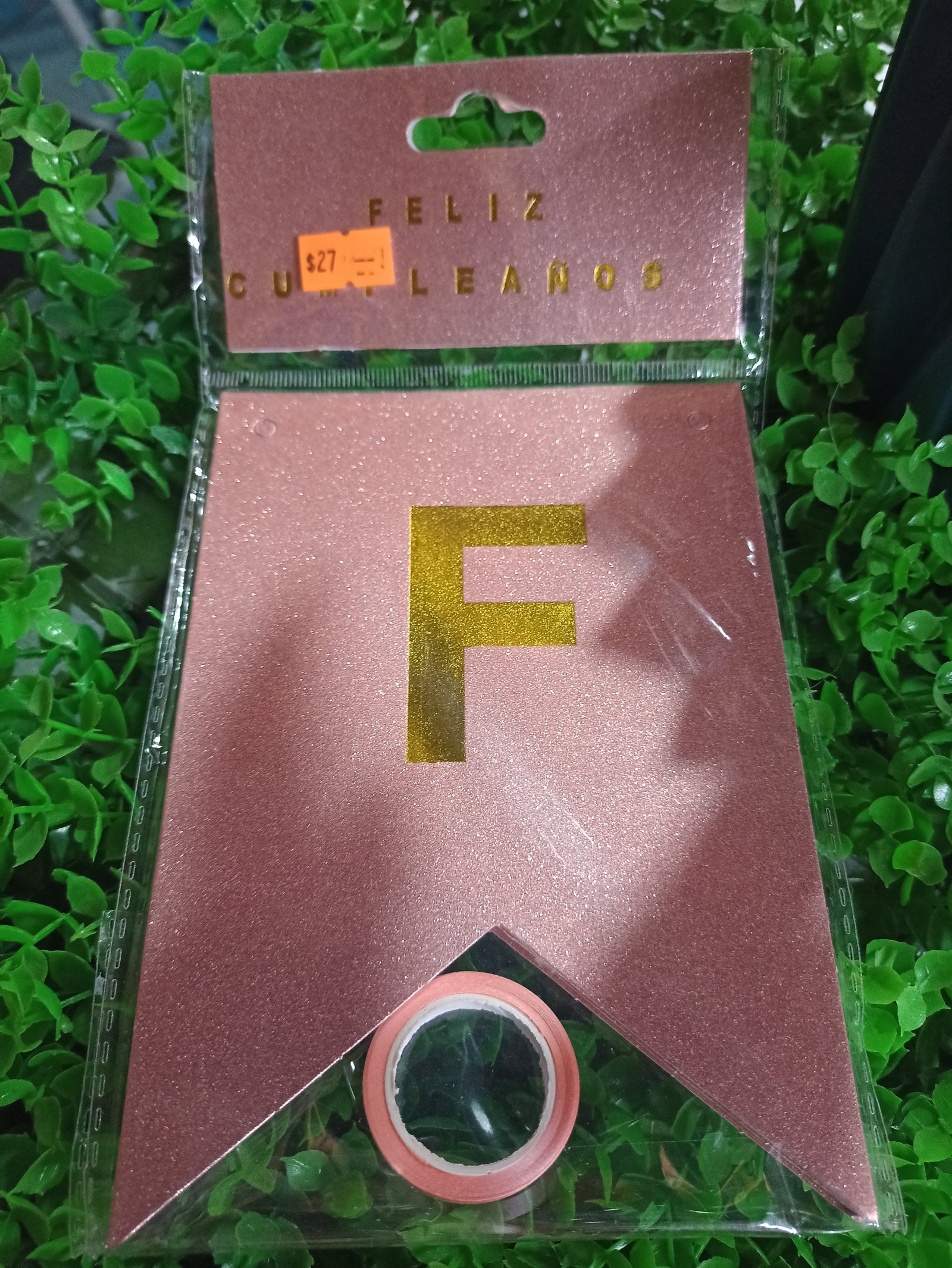 Letrero feliz cumpleaños