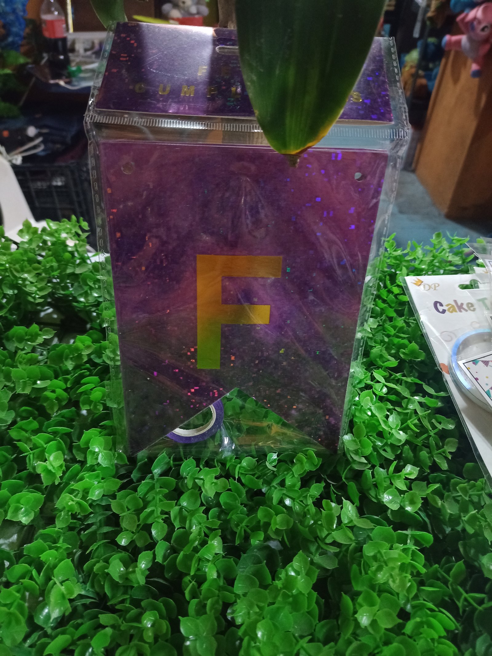 Letrero feliz cumpleaños