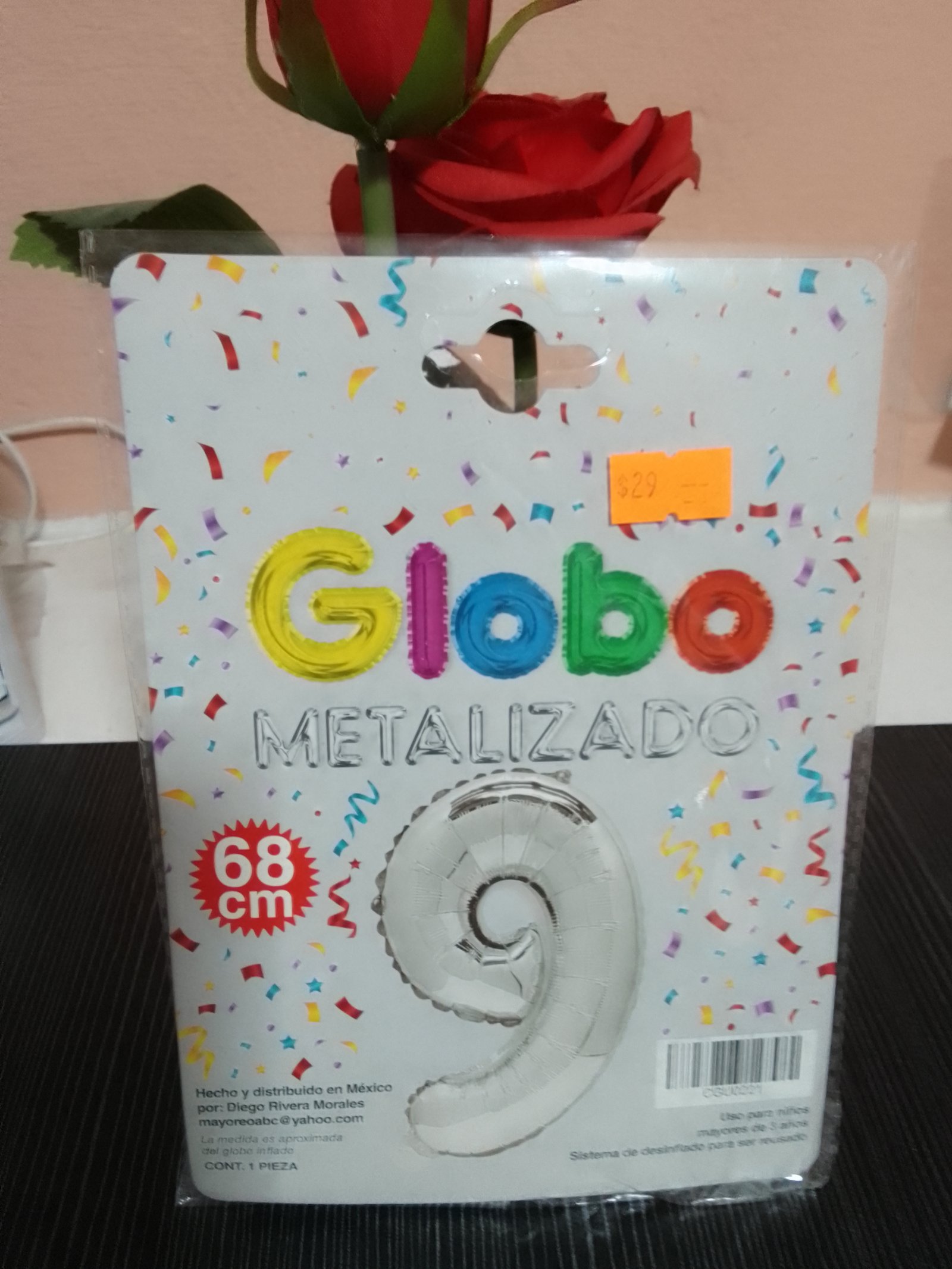 Globo metalizado