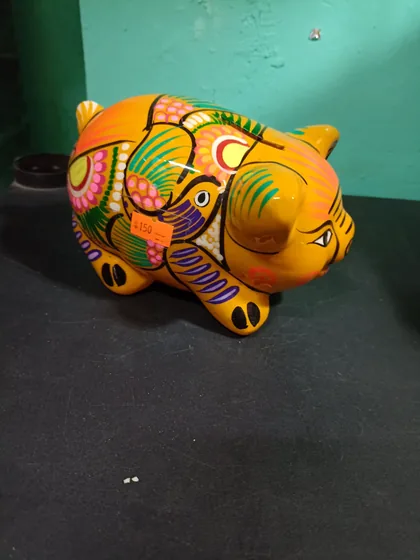 Alcancía artesanal