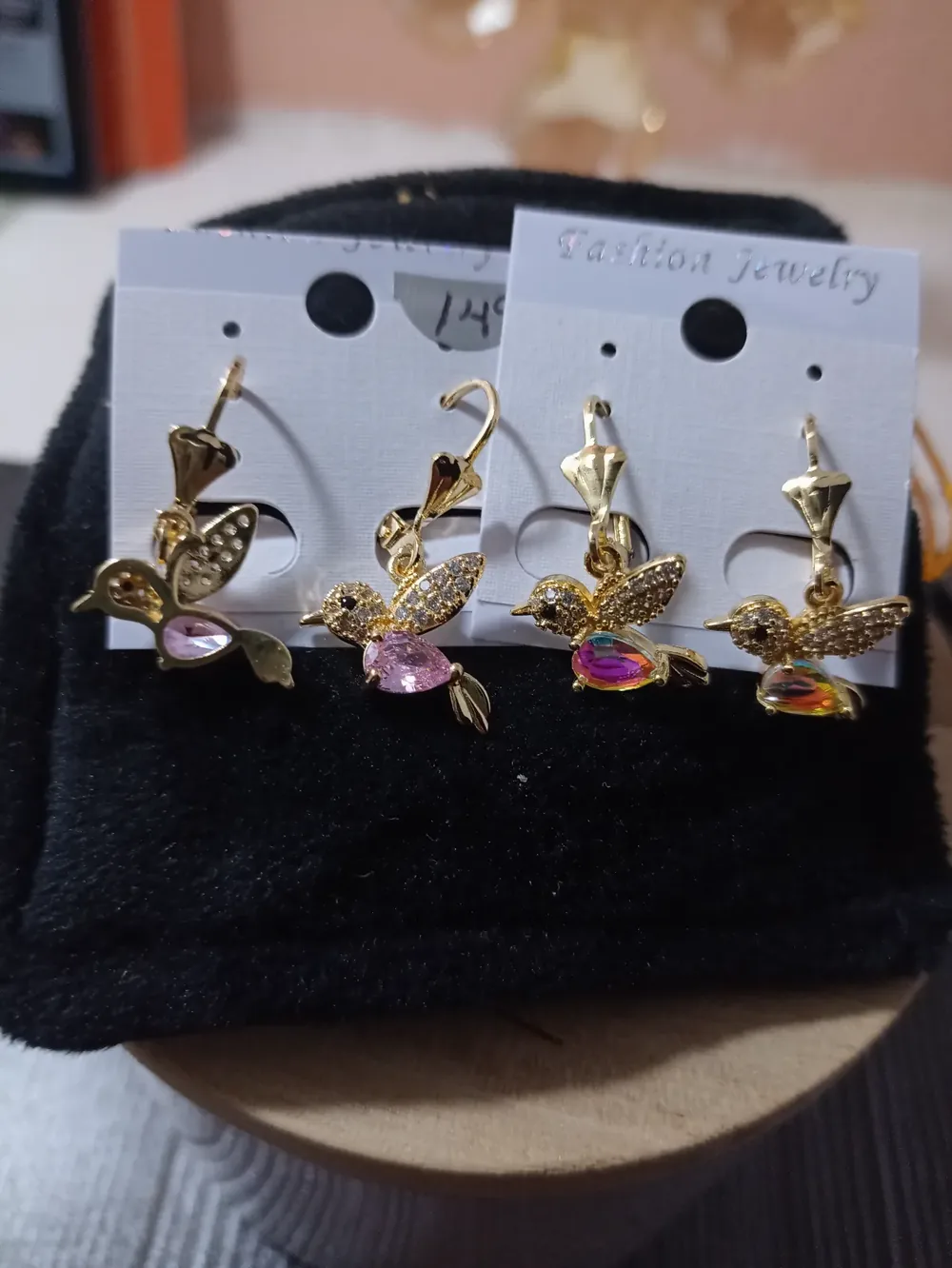 Aretes colibrí